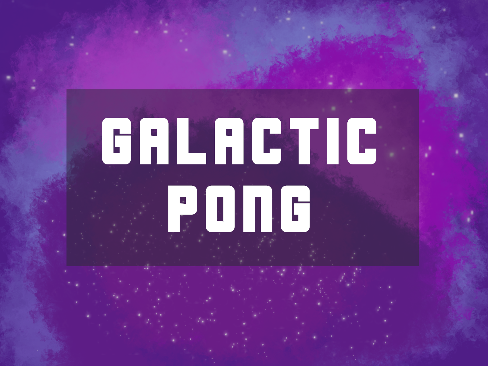 play Galactic Pong