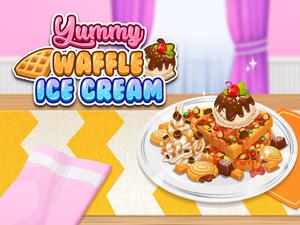 play Yummy Waffle Ice Cream