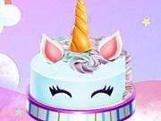 play Little Anna Unicorn Cake Make