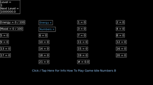 play Idle Numbers B