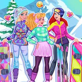 Princess Winter Sports - Free Game At Playpink.Com