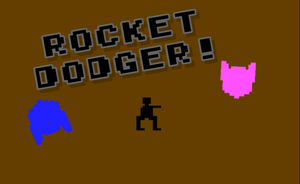 play Rocket Dodger (Atari 2600 Style)