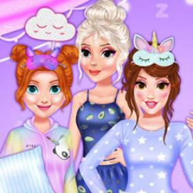 Princesses Slumber Fun Party - Free Game At Playpink.Com