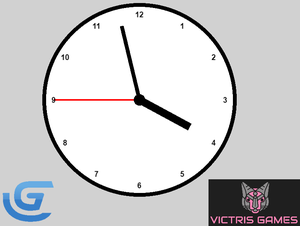 play Analog Clock Example (Gdevelop)