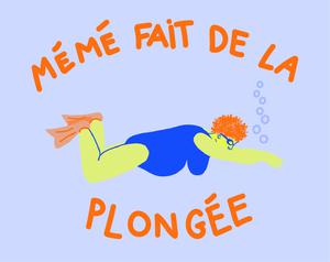 Mémé Fait De La Plongée