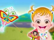 Baby Hazel Kite Flying