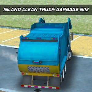 play Island Clean Truck Garbage Sim