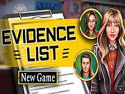 play Evidence List