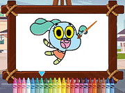 play World Of Gumball Coloring