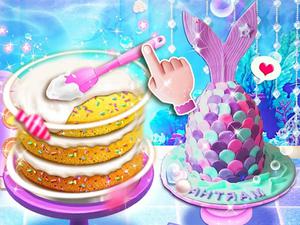 play Unicorn Chef Design Cake