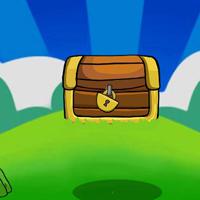play G2J Wooden Box Gold Coin Treasure Escape