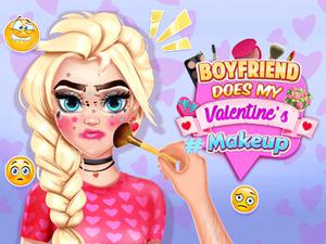 play Boyfriend Does My Valentine'S #Makeup