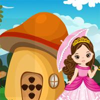 play Games4King-Cute-Princess-Escape-From-Fantasy-House