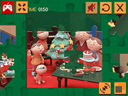 play Christmas Clay Doll Puzzle