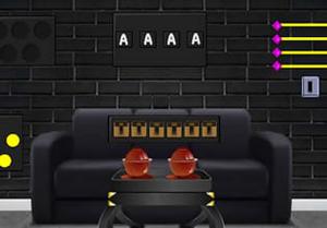 play Escape From Black Rustic Room