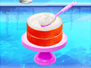 play Unicorn Chef Mermaid Cake