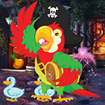 Ecstatic Pirate Parrot Escape