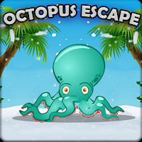 play G2J Snowland Octopus Escape