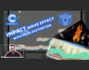 play Impact Wave Effect With Mesh Distortion - Construct 3 Tutorial