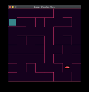 play Creepy Chocolate Maze