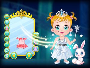 play Baby Hazel Ice Princess Dressup