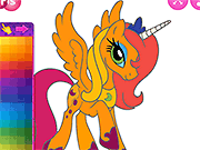 play Cute Pony Coloring Book