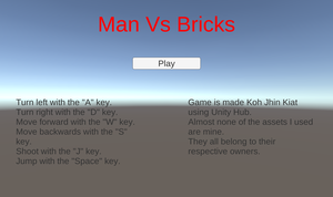 play Man Vs Bricks