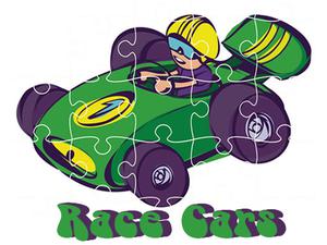 play Race Cars Jigsaw