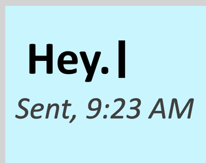play Sent, 9:23 Am