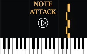 play Note Attack: Game A Day: 3
