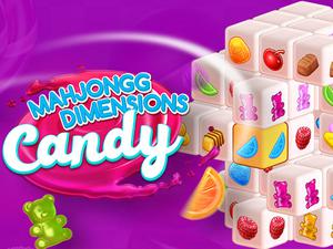 play Mahjongg Dimensions Candy 640 Seconds