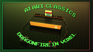 play Atari Classics Dragonfire In Voxel