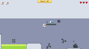 play Jump For Gems (2D Platformer Project Full)