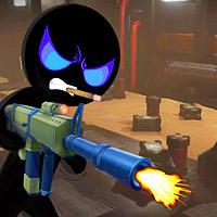 play Stickman Armed Assassin Cold Space