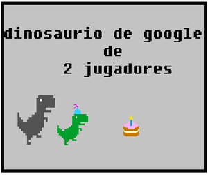 play Dinosaurio De Google De 2 Jugadores