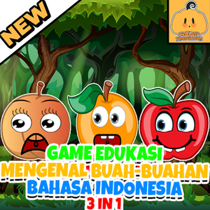 play Game Edukasi Mengenal Nama Buah-Buahan Bahasa Indonesia 3 In 1