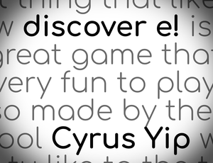 play Discover E!