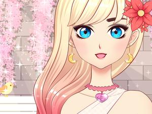 Anime Girls Fashion Makeup Dress Up