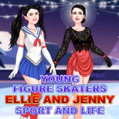 play Young Figure Skaters Ellie And Jenny Sport And Life