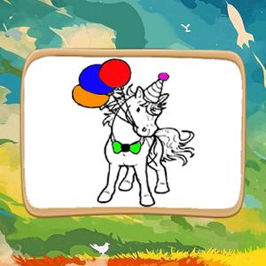 play Horse Coloring Book