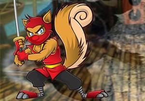 play Rugged Ninja Squirrel Escape