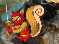 play Rugged Ninja Squirrel Escape