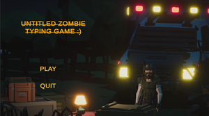 play Untitled Zombie Typing Game