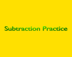 Subtraction Practice