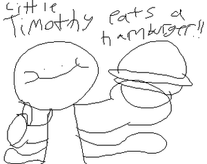 play Little Timothy Eats A Hamburger