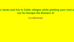 Escape The Romans Part 3!