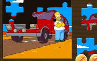 The Simpsons Car Jigsaw