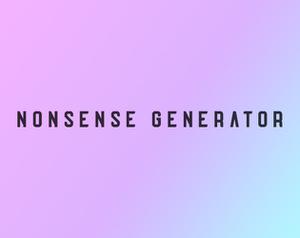 play Nonsense Generator