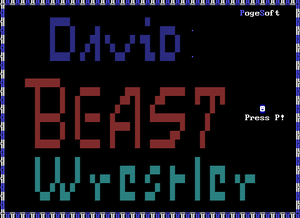 play David:Beast Wrestler