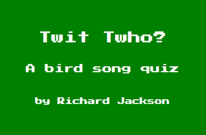 play Twit Twho!